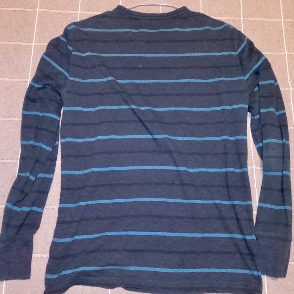 Small American Eagle Striped Long Sleeve
